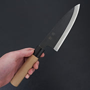 Shigefusa Kurouchi Deba 165mm-Knife-Carbon Knife Co-Carbon Knife Co