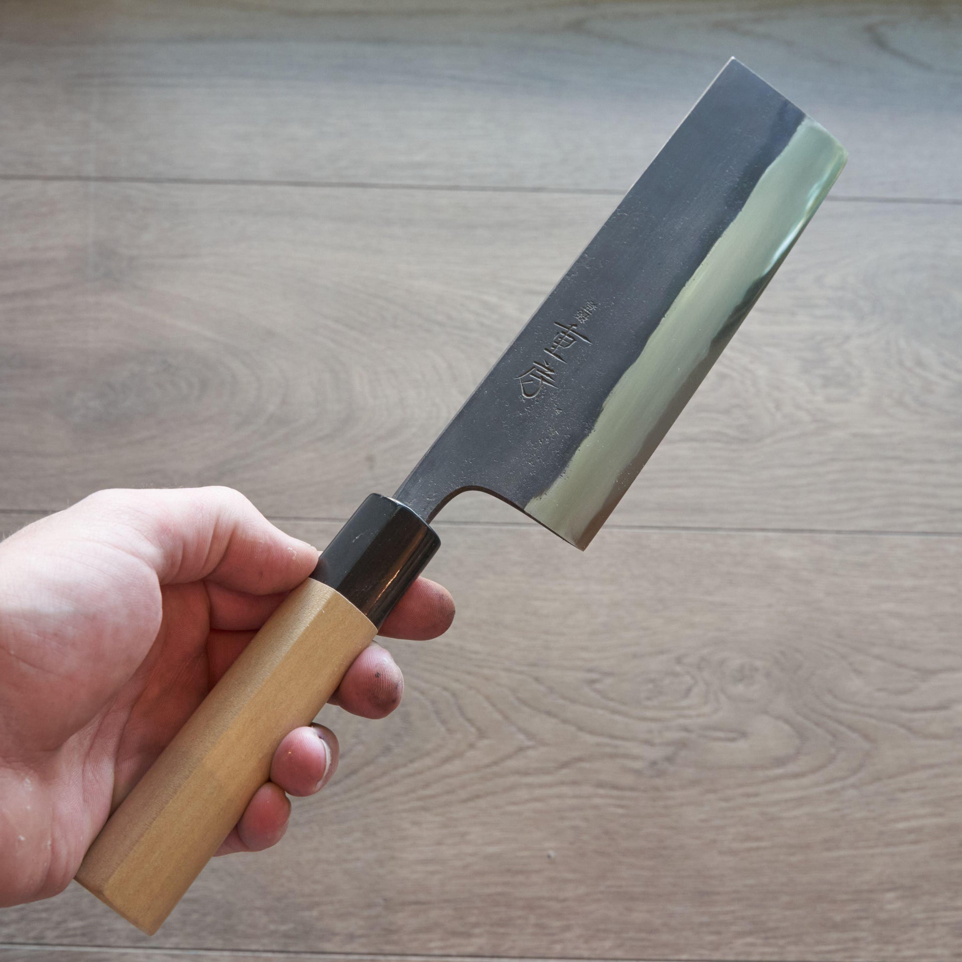 Shigefusa Kurouchi Nakiri 165mm Ho Wood Handle-Knife-Shigefusa-Carbon Knife Co