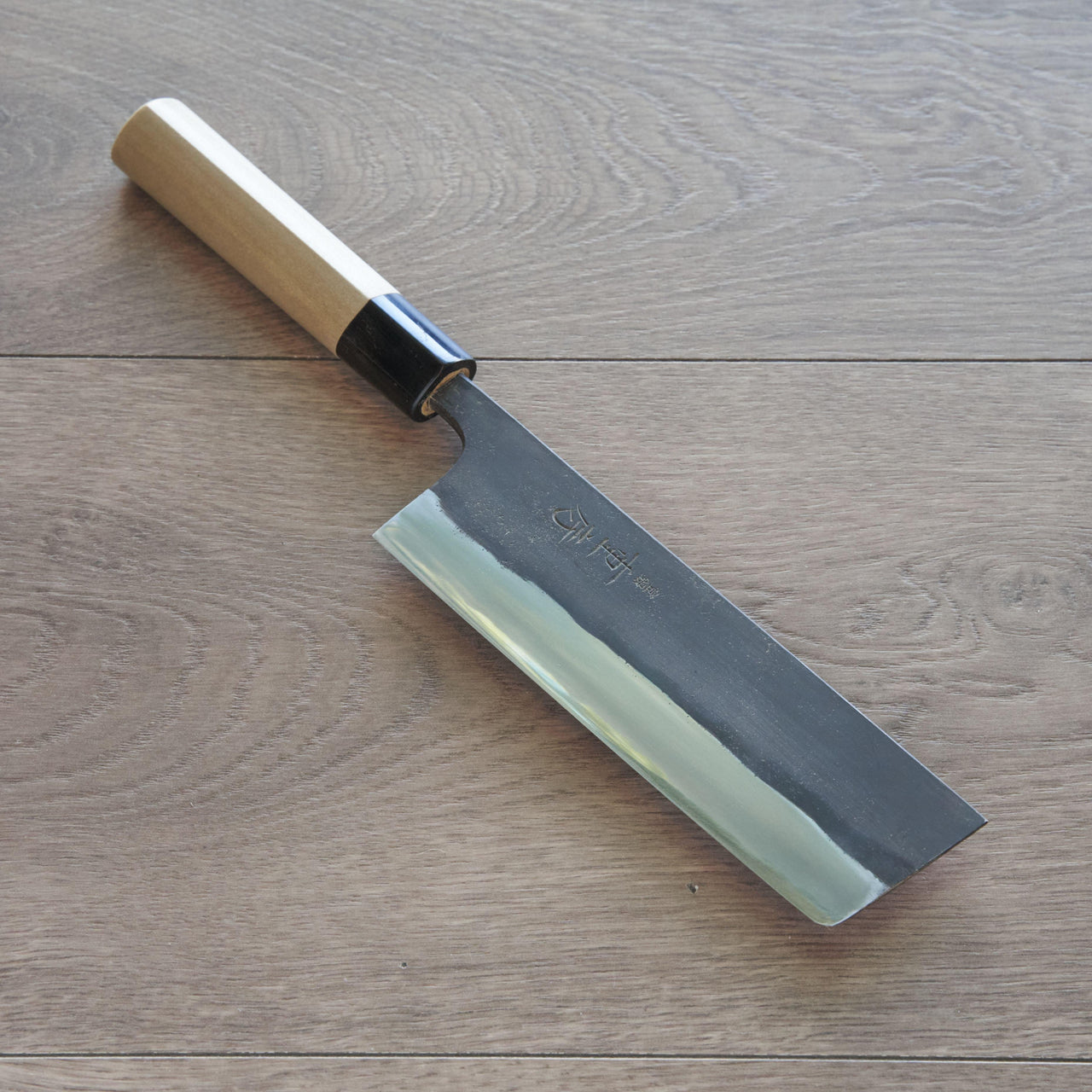 Shigefusa Kurouchi Nakiri 165mm Ho Wood Handle-Knife-Shigefusa-Carbon Knife Co