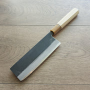 Shigehiro Kurouchi Nakiri 165mm-Knife-Shigehiro-Carbon Knife Co