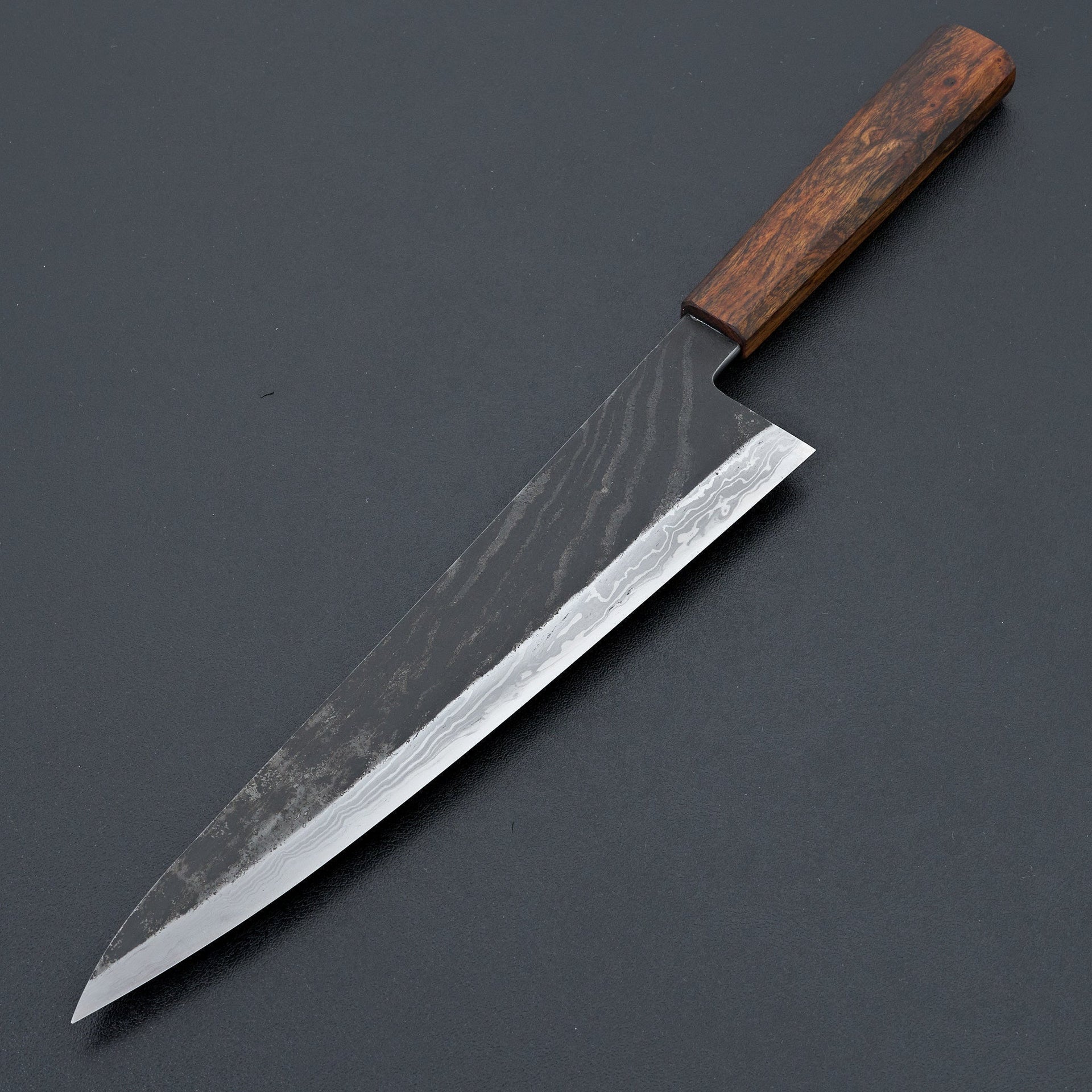 Simon Maillet Ironwood Suminagashi Twist Gyuto 245mm-Knife-Simon Maillet-Carbon Knife Co