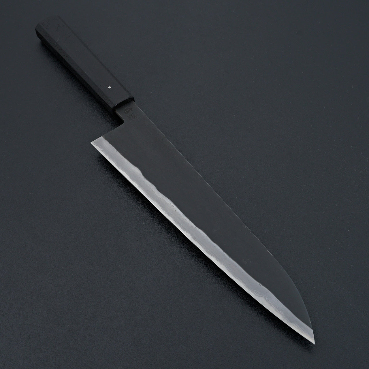 Simon Maillet Wrought Iron Bog Oak Gyuto 242mm-Knife-Simon Maillet-Carbon Knife Co