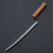 Simon Maillet Wrought Iron English Oak Gyuto 245mm-Knife-Simon Maillet-Carbon Knife Co