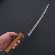 Simon Maillet Wrought Iron English Oak Gyuto 245mm-Knife-Simon Maillet-Carbon Knife Co