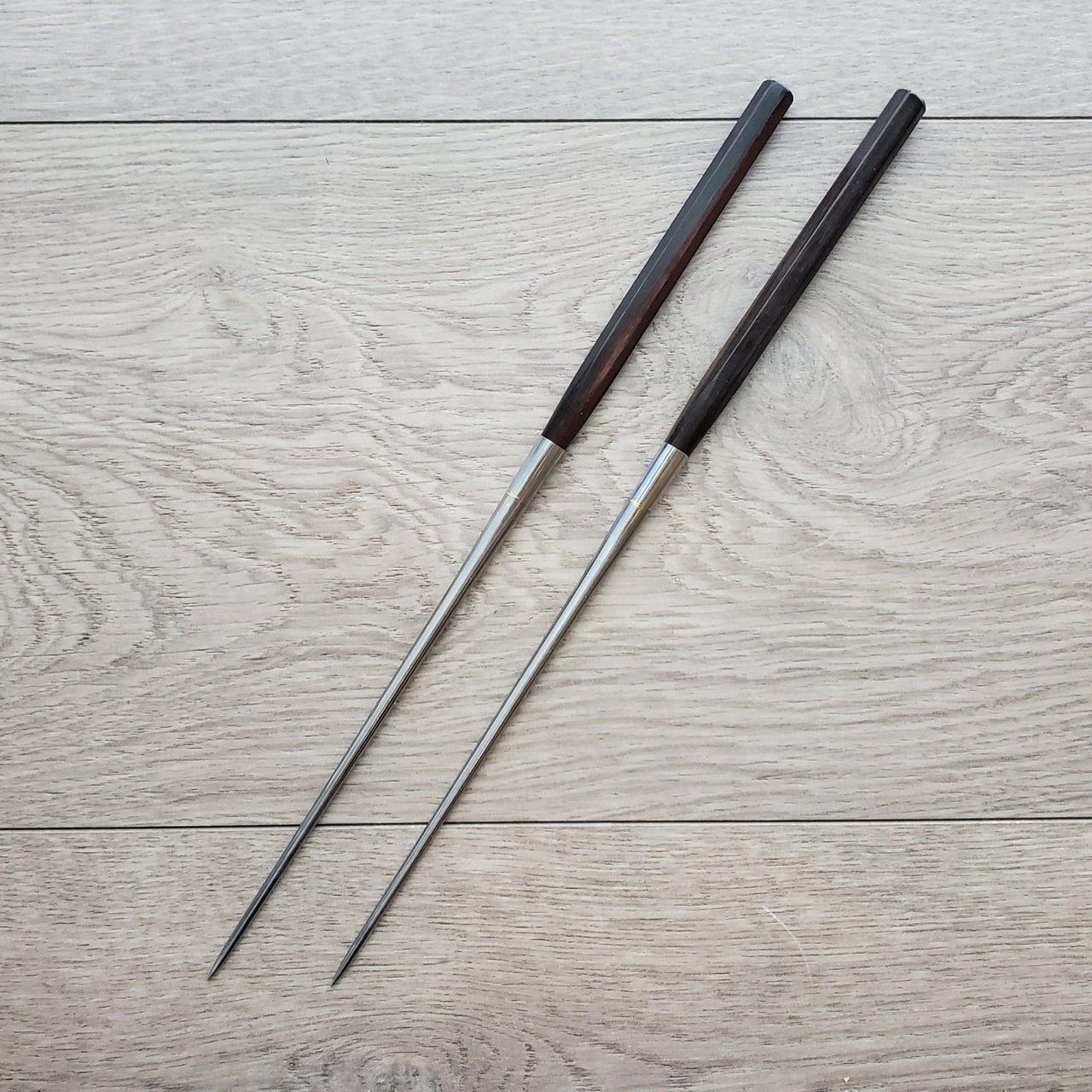 Stainless Moribashi 180mm Ebony-Carbon Knife Co-Carbon Knife Co