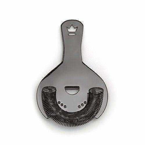 Strainer Koriko Hawthorne Gun Metal-Barware-Cocktail Kingdom-Carbon Knife Co