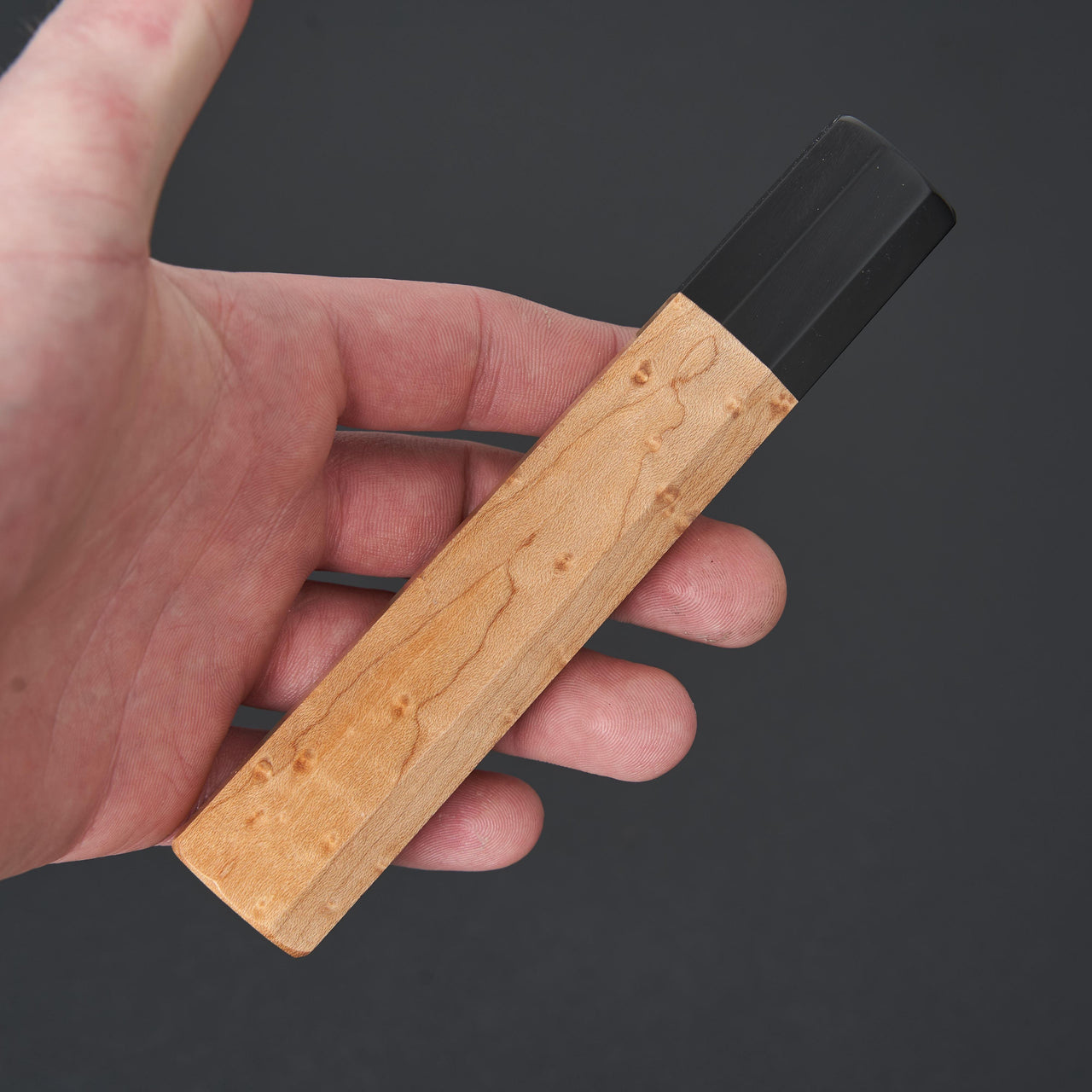 Taihei Custom Bird's Eye Maple Octagonal Handle (Gyuto 240mm/ Yanagiba 300mm)-Accessories-Carbon Knife Co-Carbon Knife Co