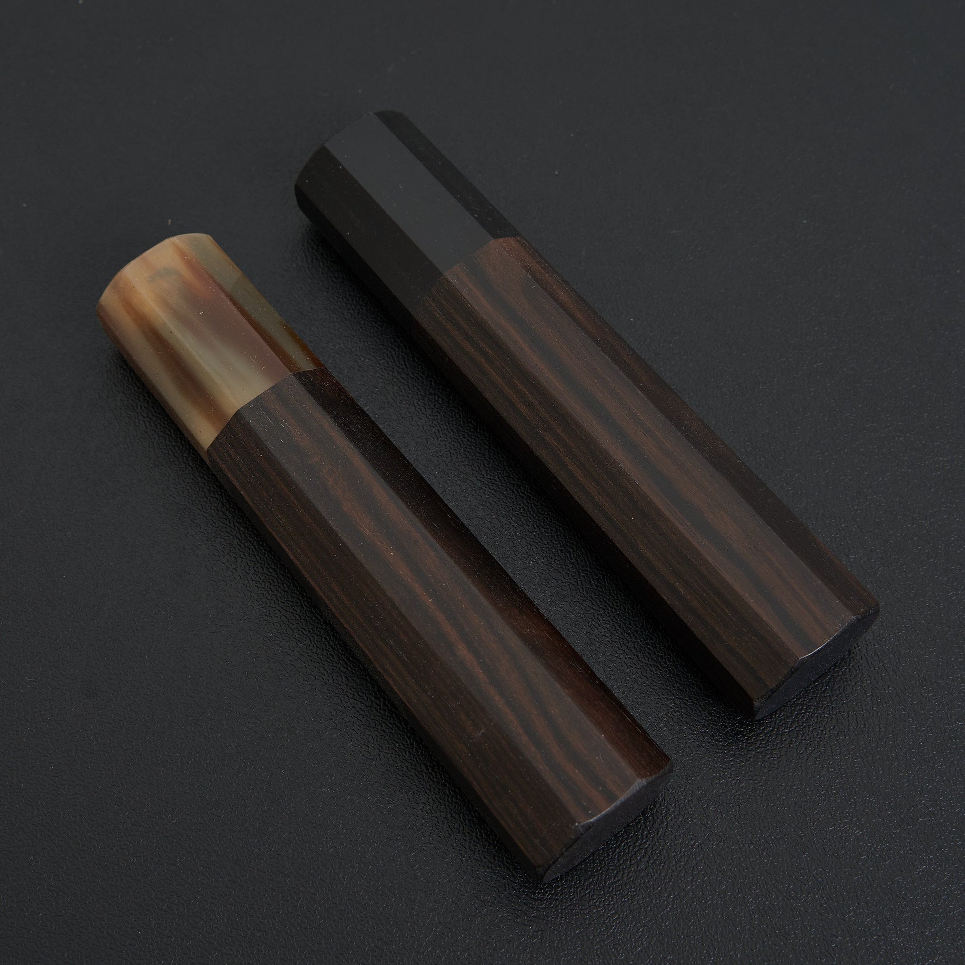 Taihei Makassar Ebony Octagonal Handle (Deba/ Mioroshi 180mm)-Carbon Knife Co-Carbon Knife Co