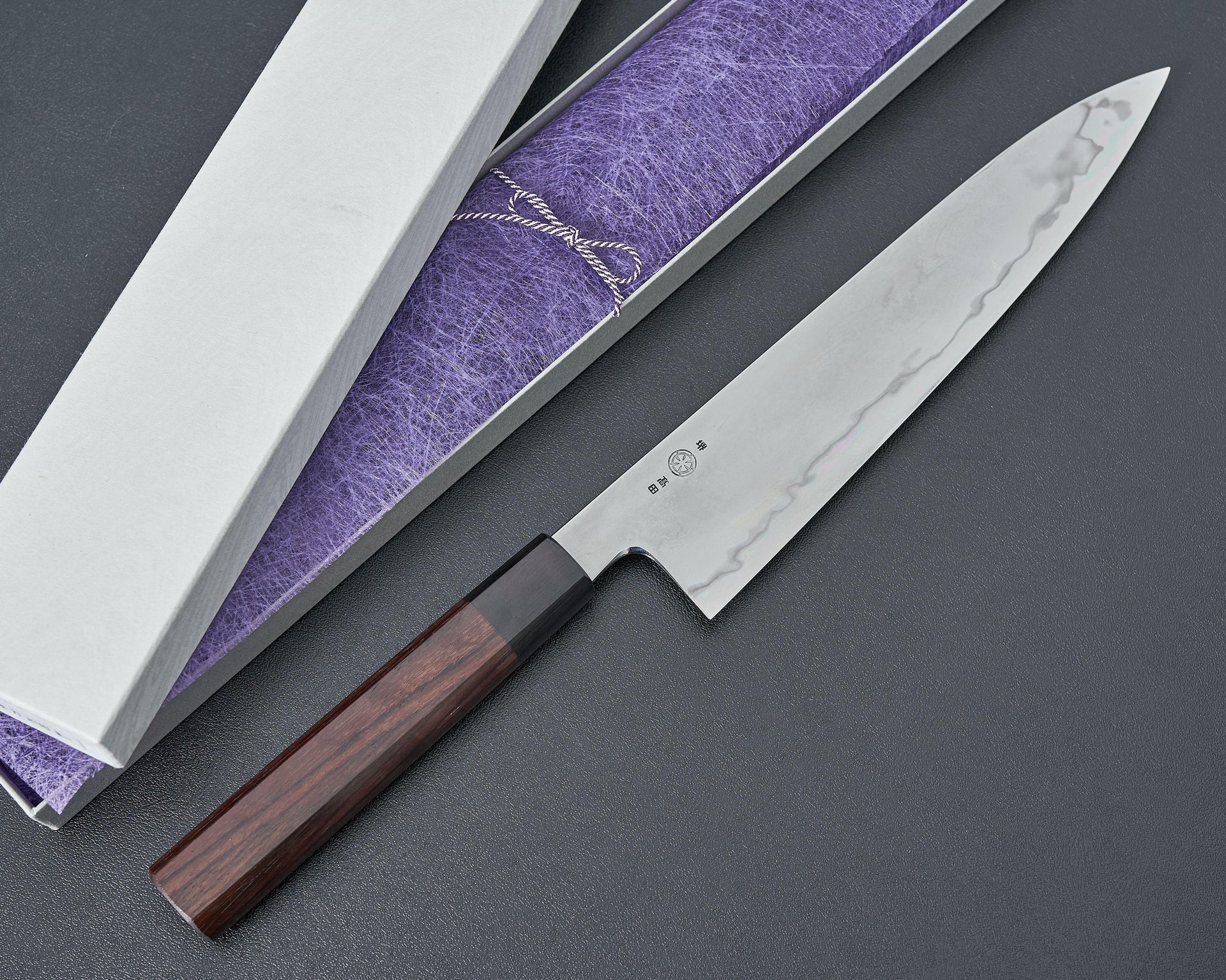 Takada no Hamono Suiboku Rosewood Blue #1 Gyuto 240mm-Knife-Takada no Hamono-Carbon Knife Co