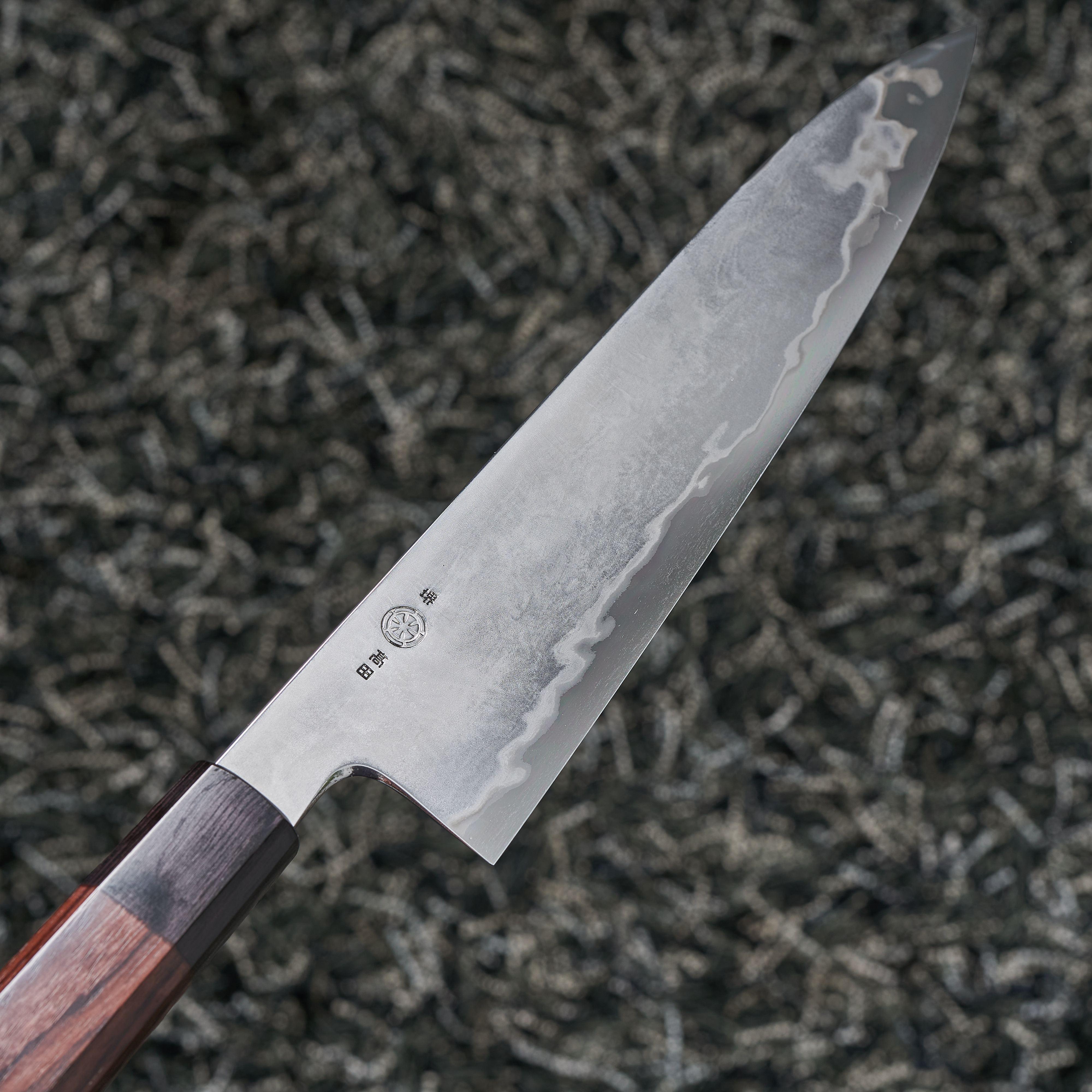 Takada no Hamono Suiboku Rosewood Blue #1 Gyuto 240mm