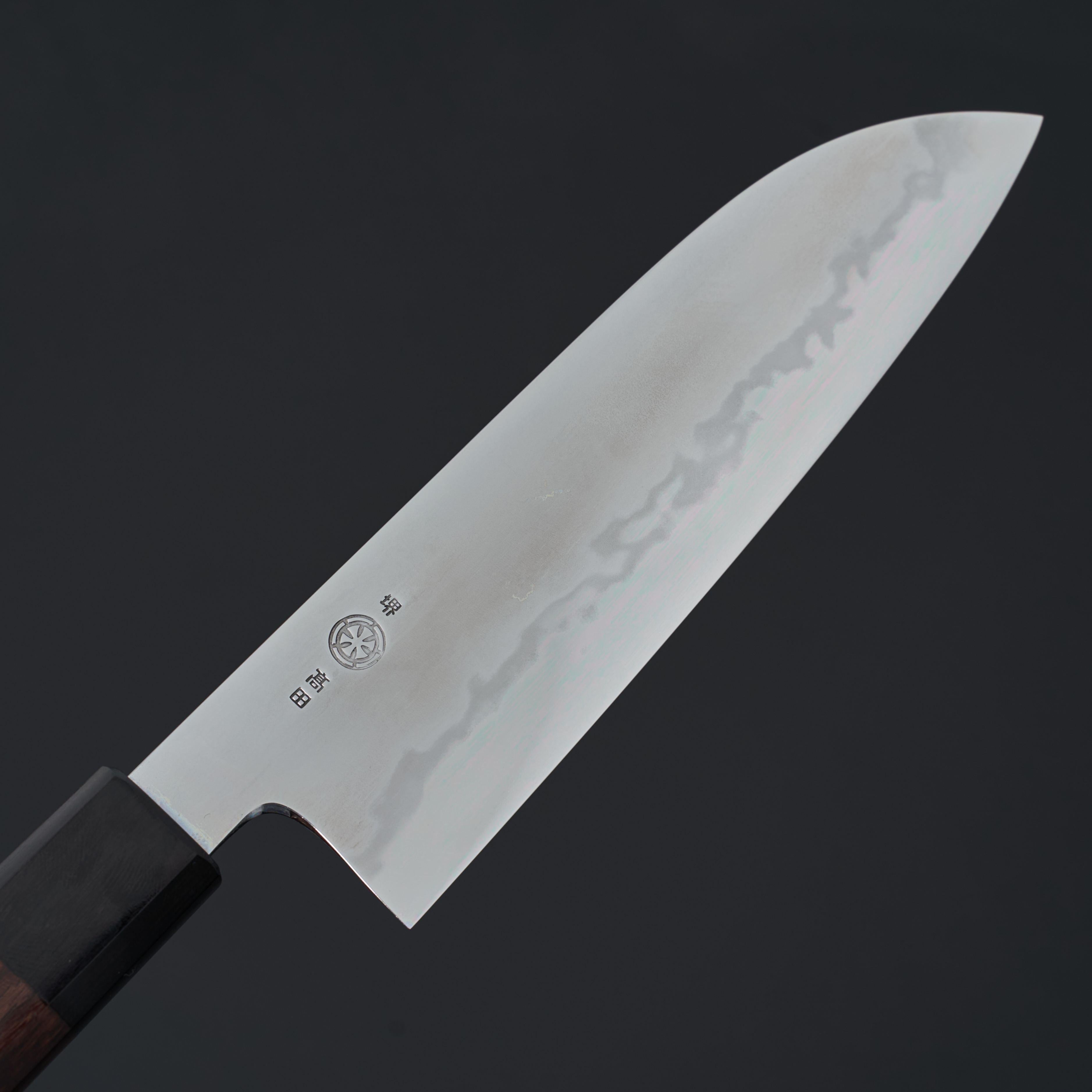 Takada no Hamono Suiboku Rosewood White #2 Santoku 180mm