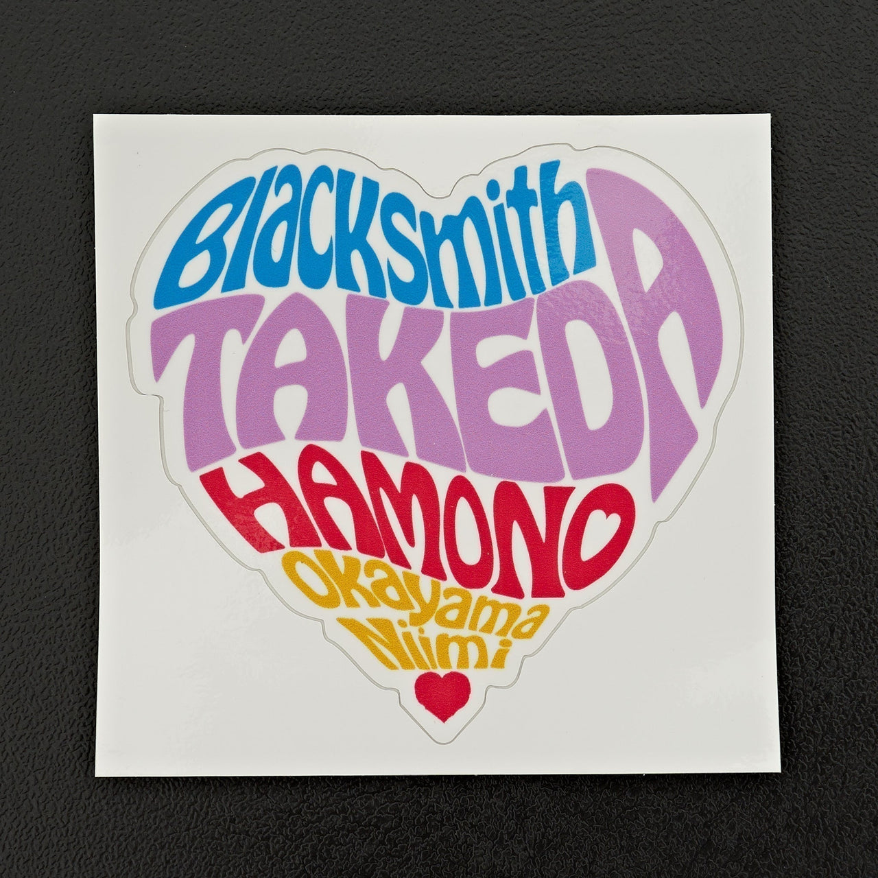 Takeda Sticker Heart-Carbon Knife Co-Carbon Knife Co