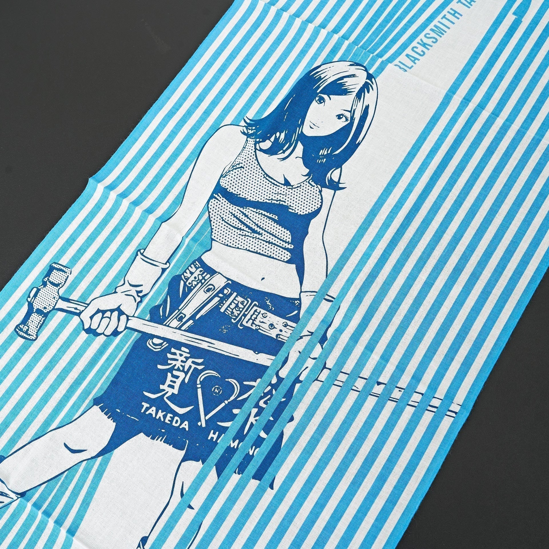 Takeda Towel Girl (Blue)-Carbon Knife Co-Carbon Knife Co