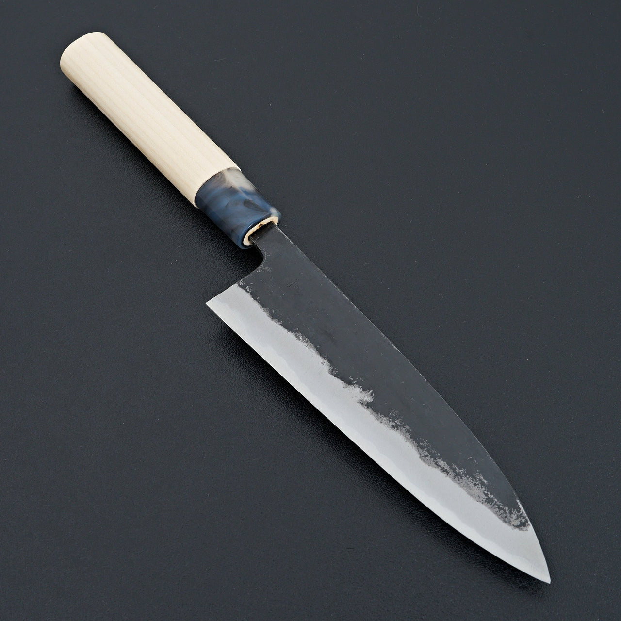 Takeo Murata Blue 1 Kurouchi Funayuki 165mm-Knife-Hado-Carbon Knife Co