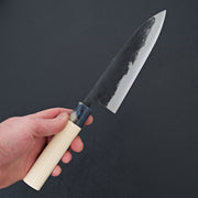 Takeo Murata Blue 1 Kurouchi Funayuki 165mm-Knife-Hado-Carbon Knife Co