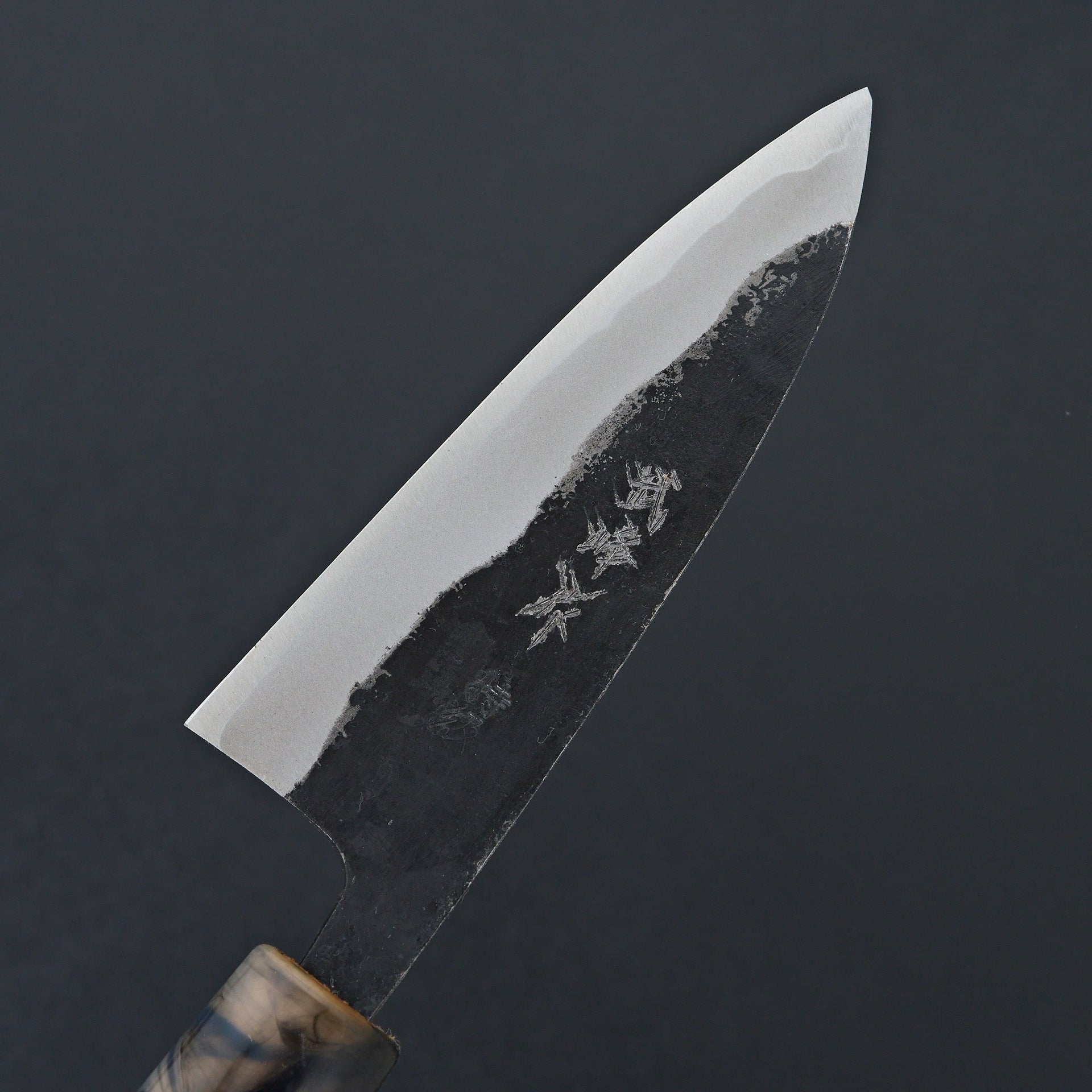 Takeo Murata Blue 1 Kurouchi Ko-bocho 105mm-Knife-Hado-Carbon Knife Co