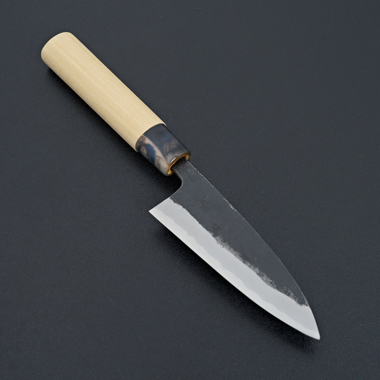 Takeo Murata Blue 1 Kurouchi Ko-bocho 105mm-Knife-Hado-Carbon Knife Co