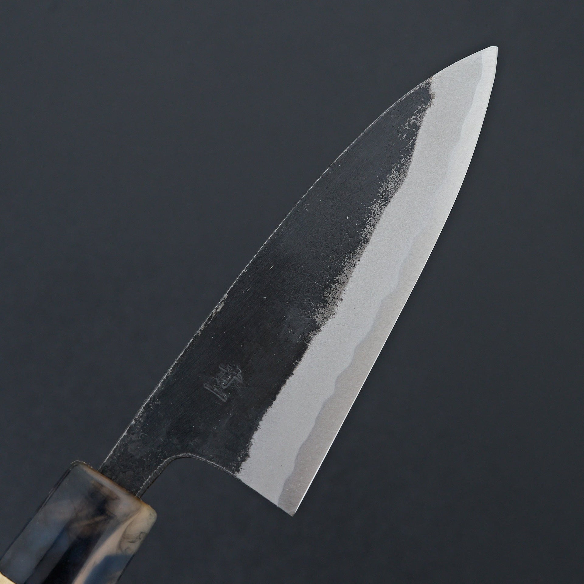 Takeo Murata Blue 1 Kurouchi Ko-bocho 120mm-Knife-Hado-Carbon Knife Co