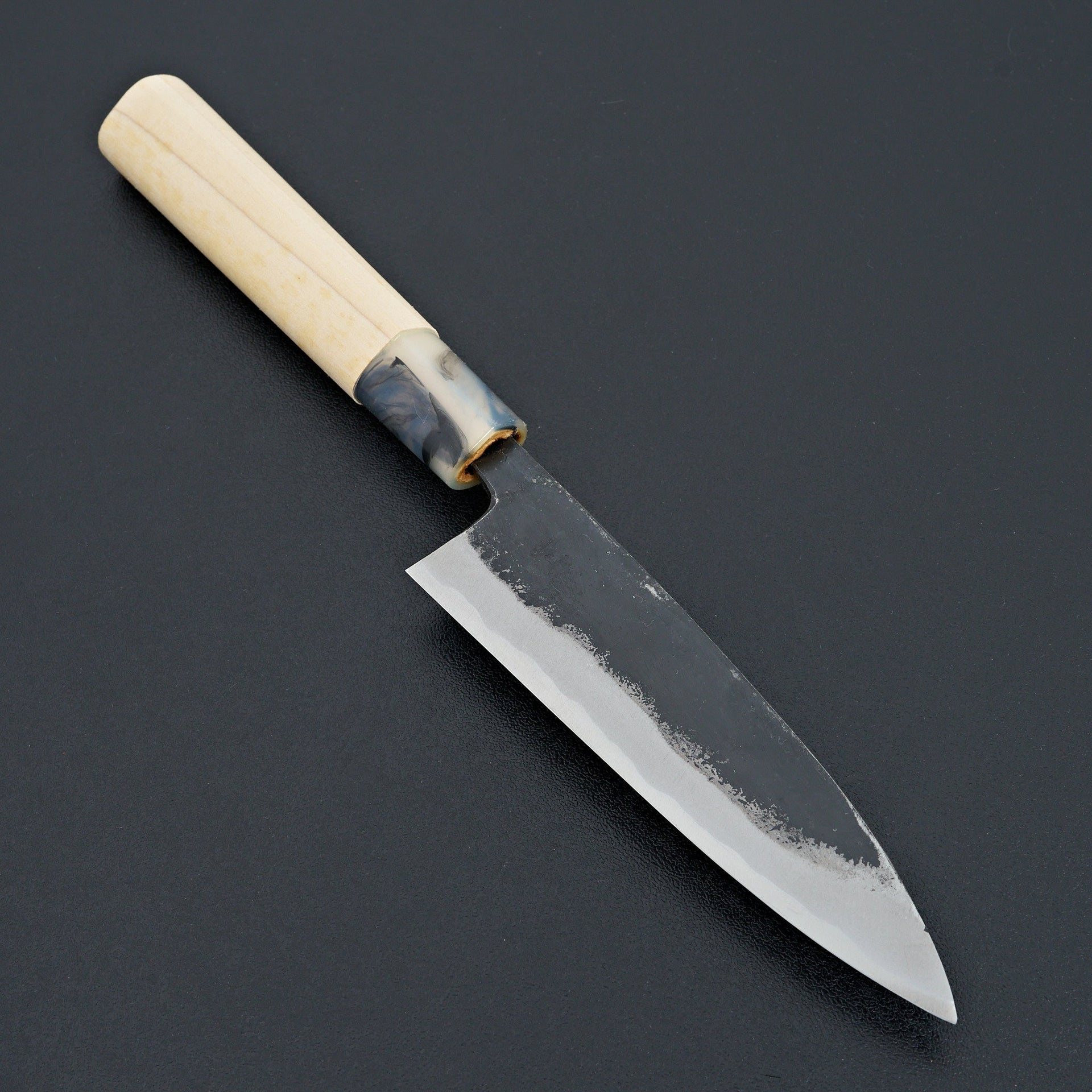 Takeo Murata Blue 1 Kurouchi Sabaki 135mm-Knife-Hado-Carbon Knife Co