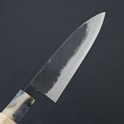 Takeo Murata Blue 1 Kurouchi Sabaki 135mm-Knife-Hado-Carbon Knife Co