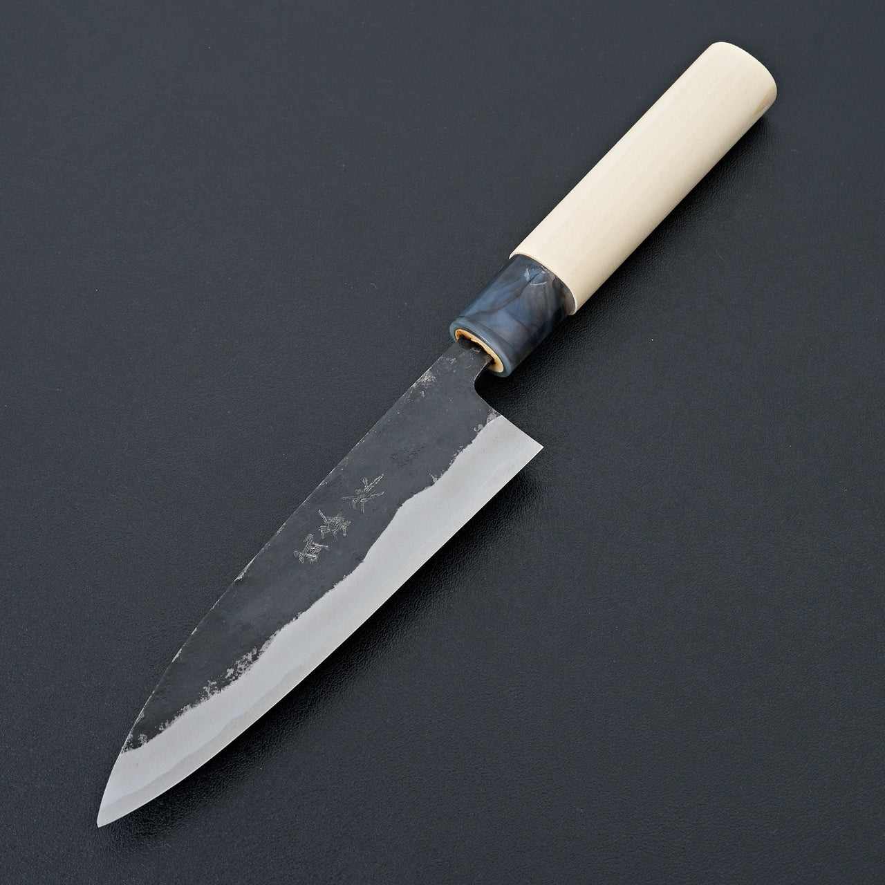 Takeo Murata Blue 1 Kurouchi Sabaki 150mm-Knife-Hado-Carbon Knife Co