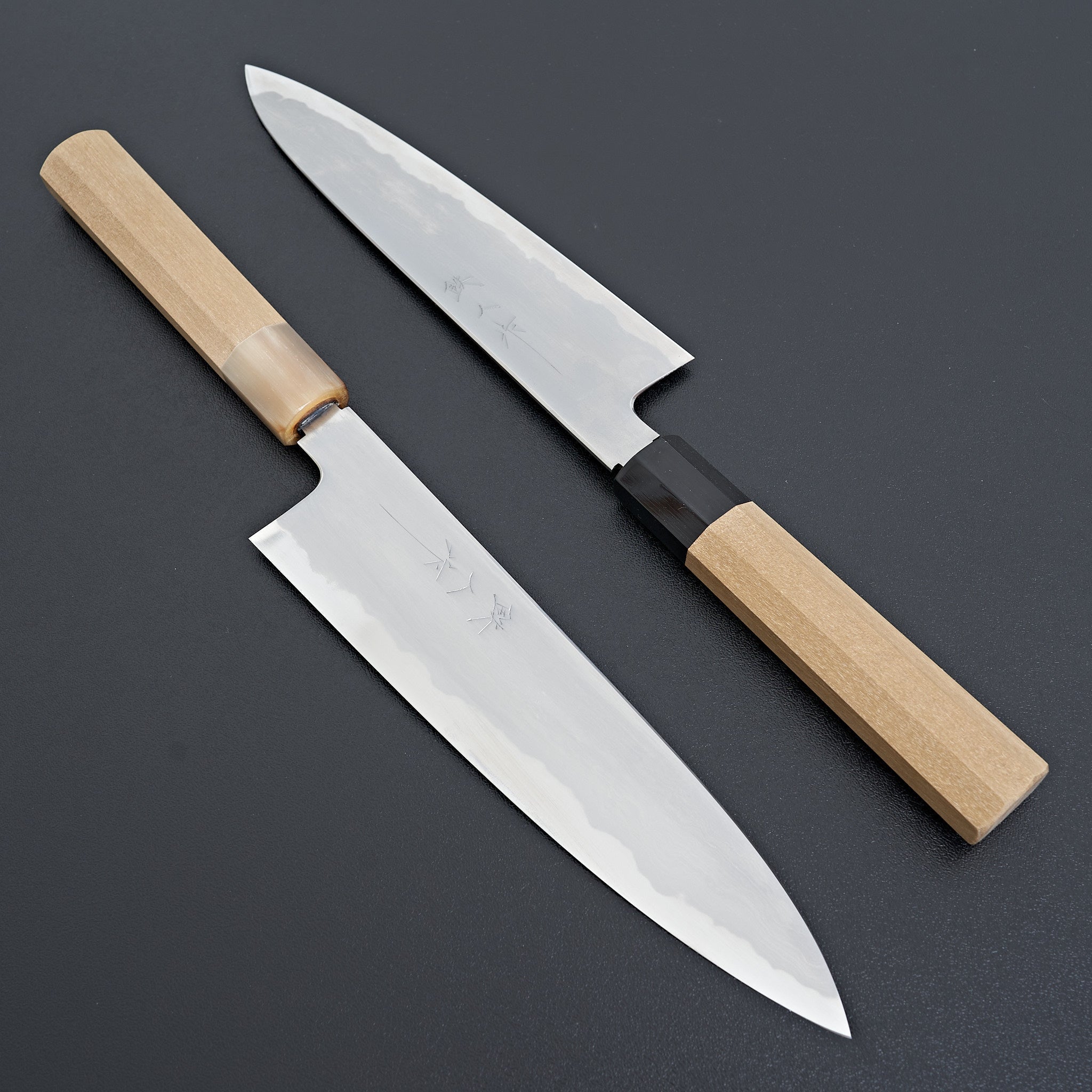 Tetsujin Blue #2 Kasumi Gyuto 210mm Ho Wood Handle