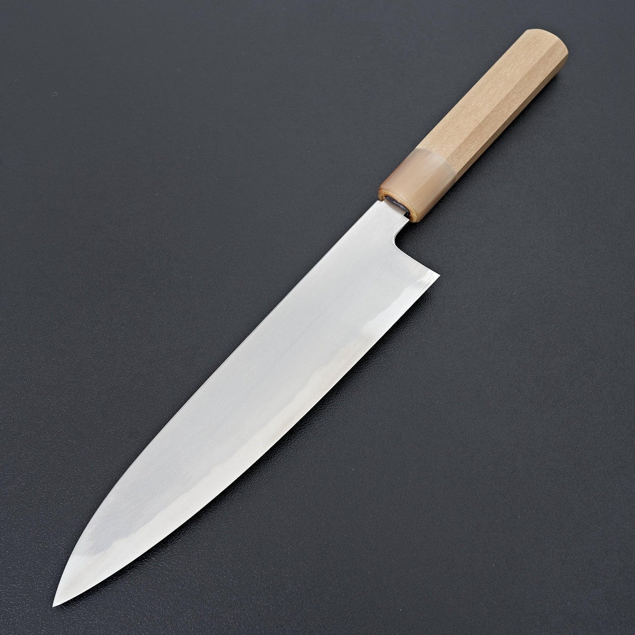 Tetsujin Blue #2 Kasumi Gyuto 210mm Ho Wood Handle-Knife-Hitohira-Carbon Knife Co