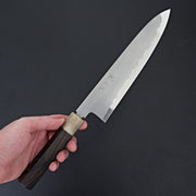 Tetsujin Blue #2 Kasumi Gyuto 240mm Taihei Makassar Ebony Handle-Hitohira-Carbon Knife Co