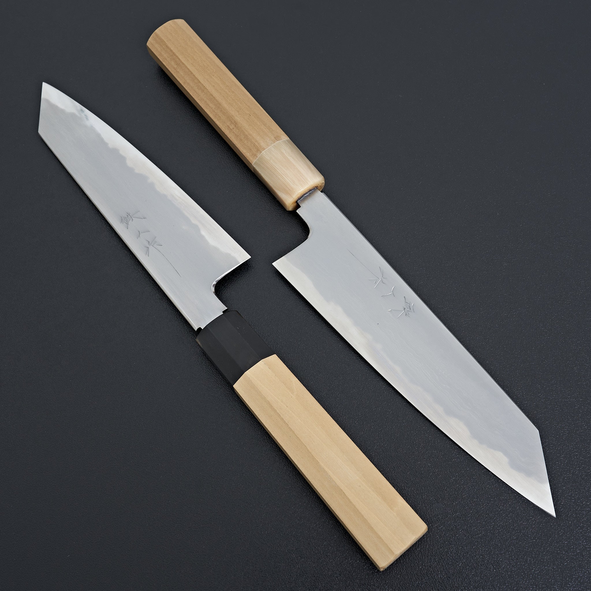 Tetsujin Blue #2 Kasumi Kiritsuke Gyuto 180mm Ho Wood Handle