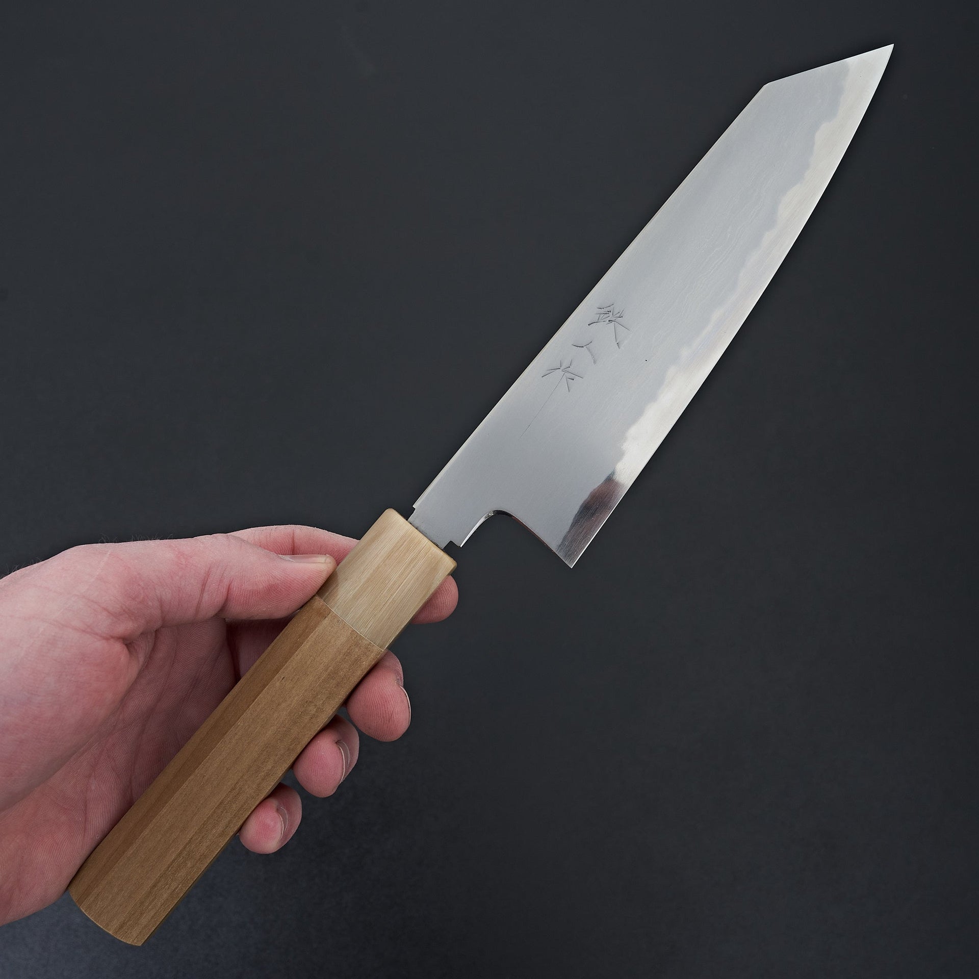 Tetsujin Blue #2 Kasumi Kiritsuke Gyuto 180mm Ho Wood Handle-Knife-Hitohira-Carbon Knife Co