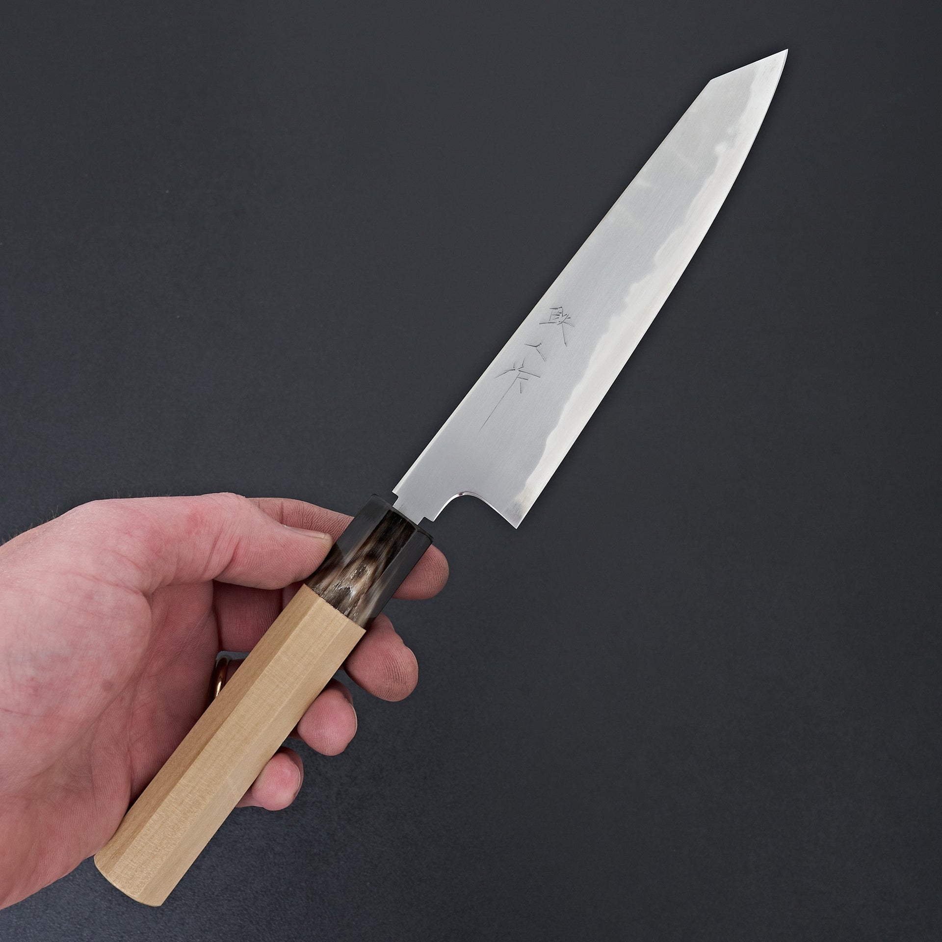 Tetsujin Blue #2 Kasumi Kiritsuke Petty 165mm Ho Wood Handle-Knife-Hitohira-Carbon Knife Co
