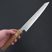 Tetsujin Blue #2 Kasumi Kiritsuke Sujihiki 240mm Ho Wood Handle-Knife-Hitohira-Carbon Knife Co