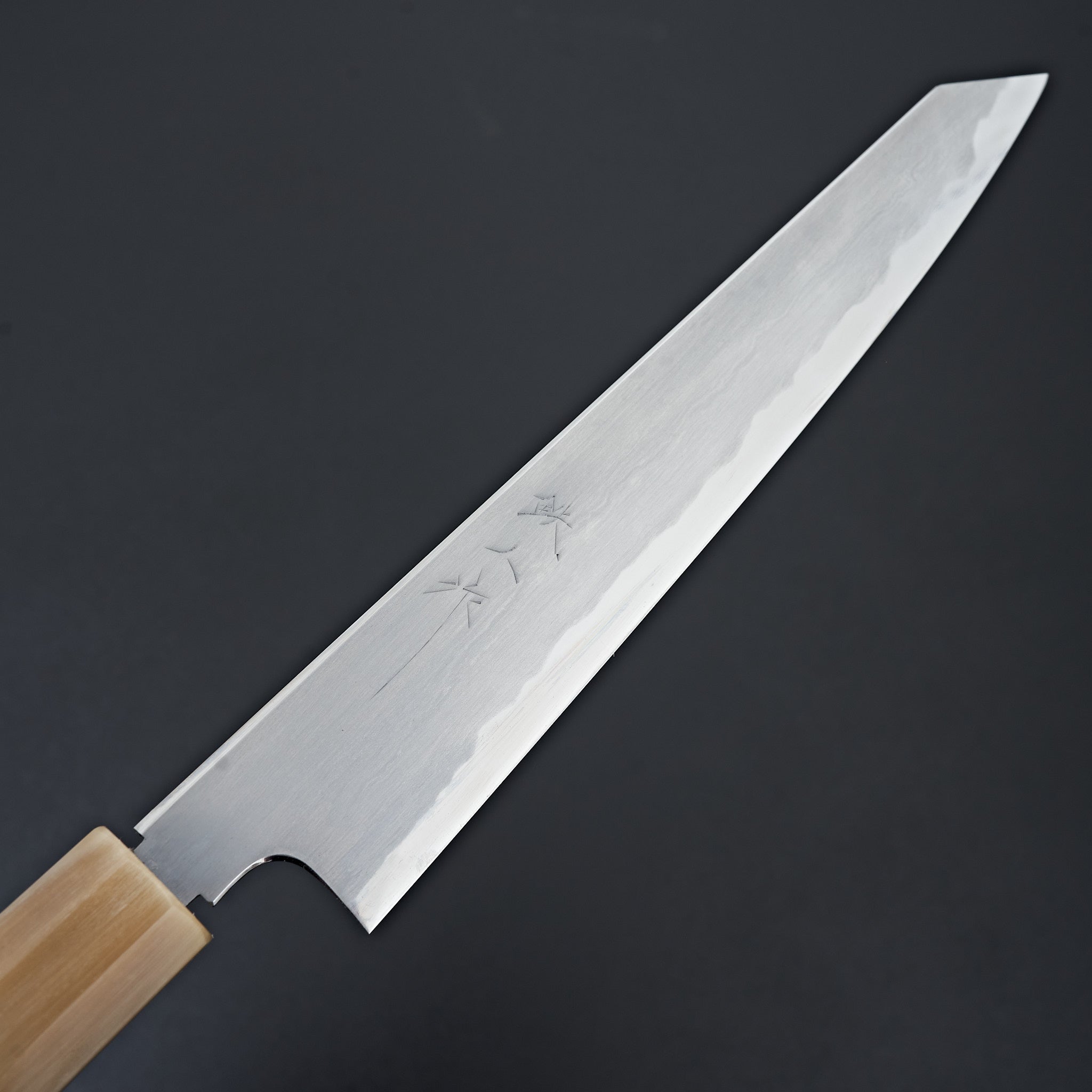 Tetsujin Blue #2 Kasumi Kiritsuke Sujihiki 240mm Ho Wood Handle