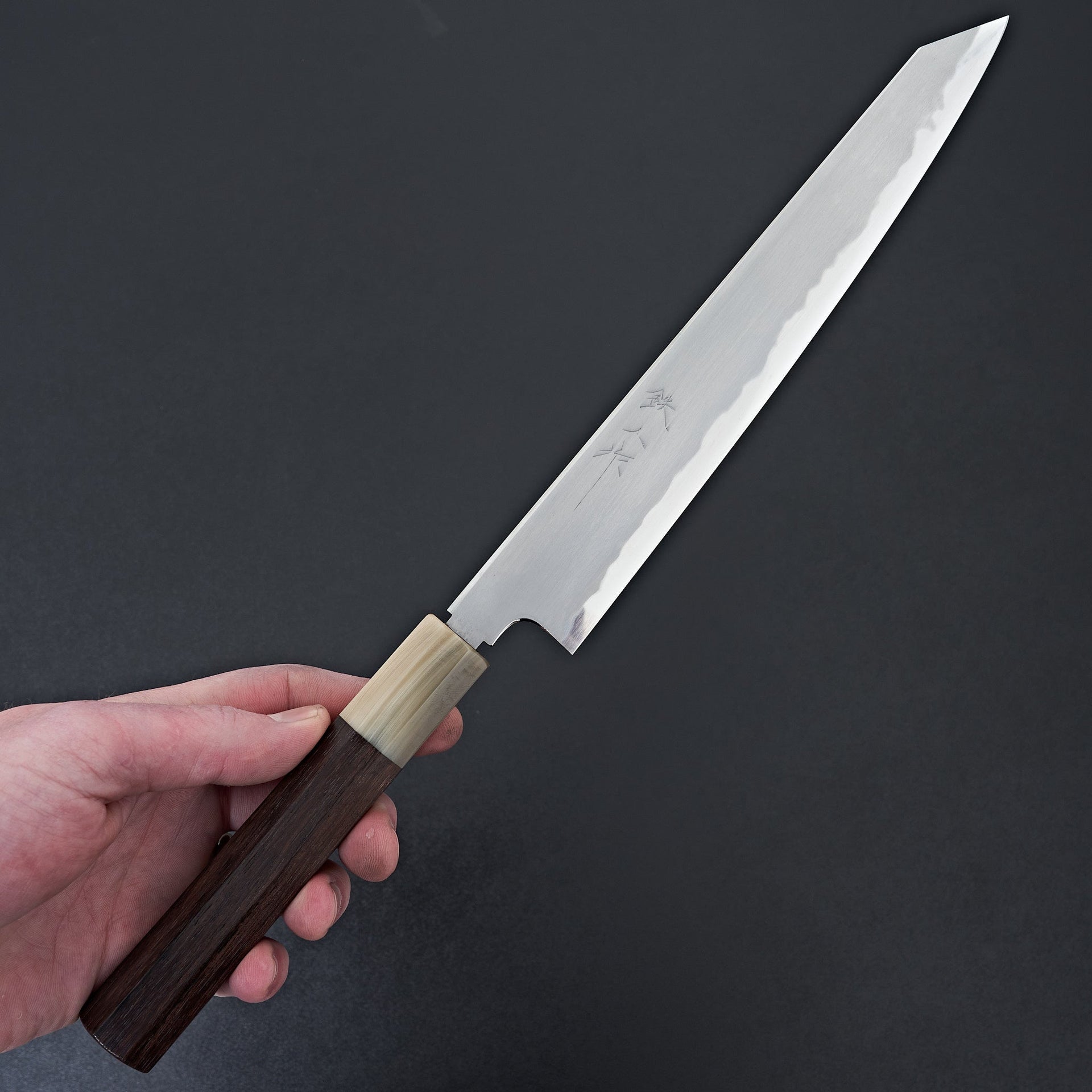 Tetsujin Blue #2 Kasumi Kiritsuke Sujihiki 240mm Taihei Wood Handle-Knife-Hitohira-Carbon Knife Co