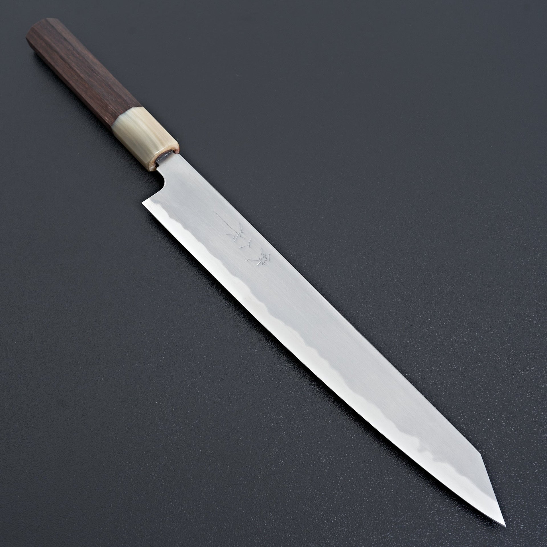 Tetsujin Blue #2 Kasumi Kiritsuke Sujihiki 240mm Taihei Wood Handle-Knife-Hitohira-Carbon Knife Co