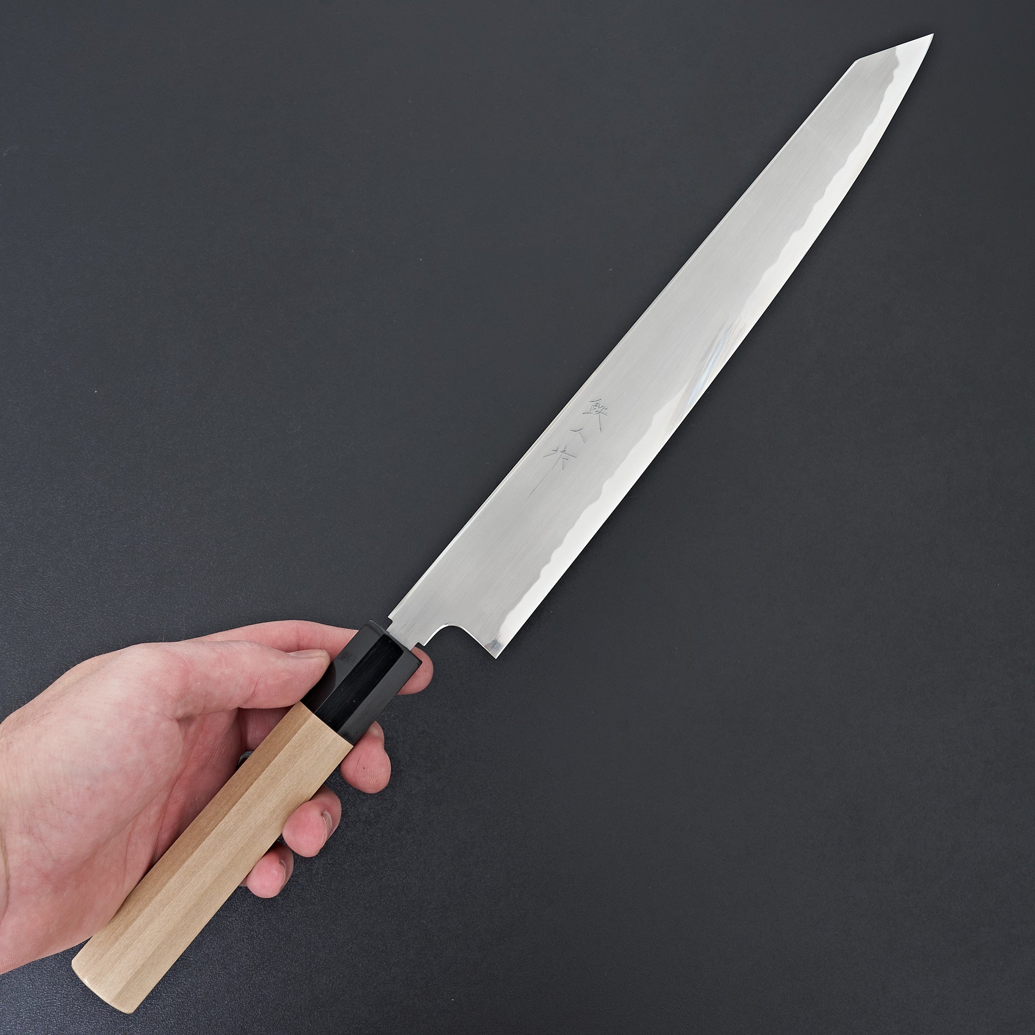 Tetsujin Blue #2 Kasumi Kiritsuke Sujihiki 300mm Ho Wood Handle