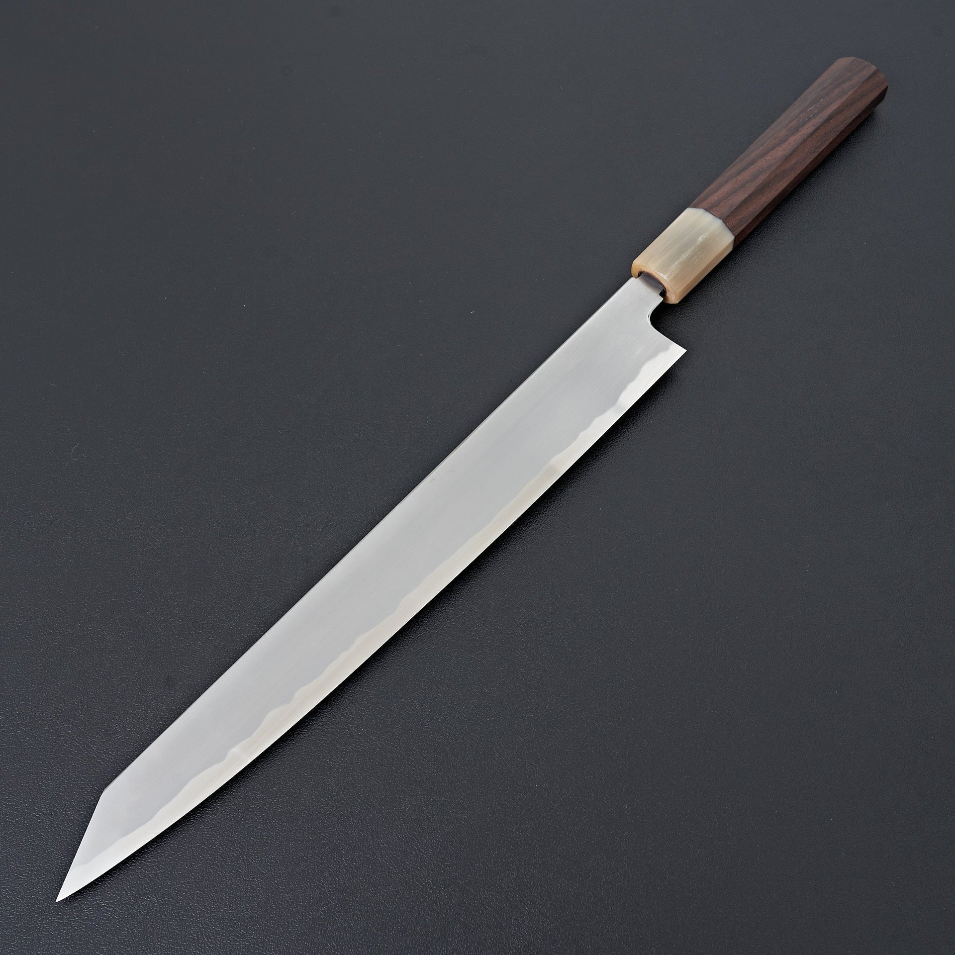 Tetsujin Blue #2 Kasumi Kiritsuke Sujihiki 300mm Taihei Wood Handle-Knife-Hitohira-Carbon Knife Co