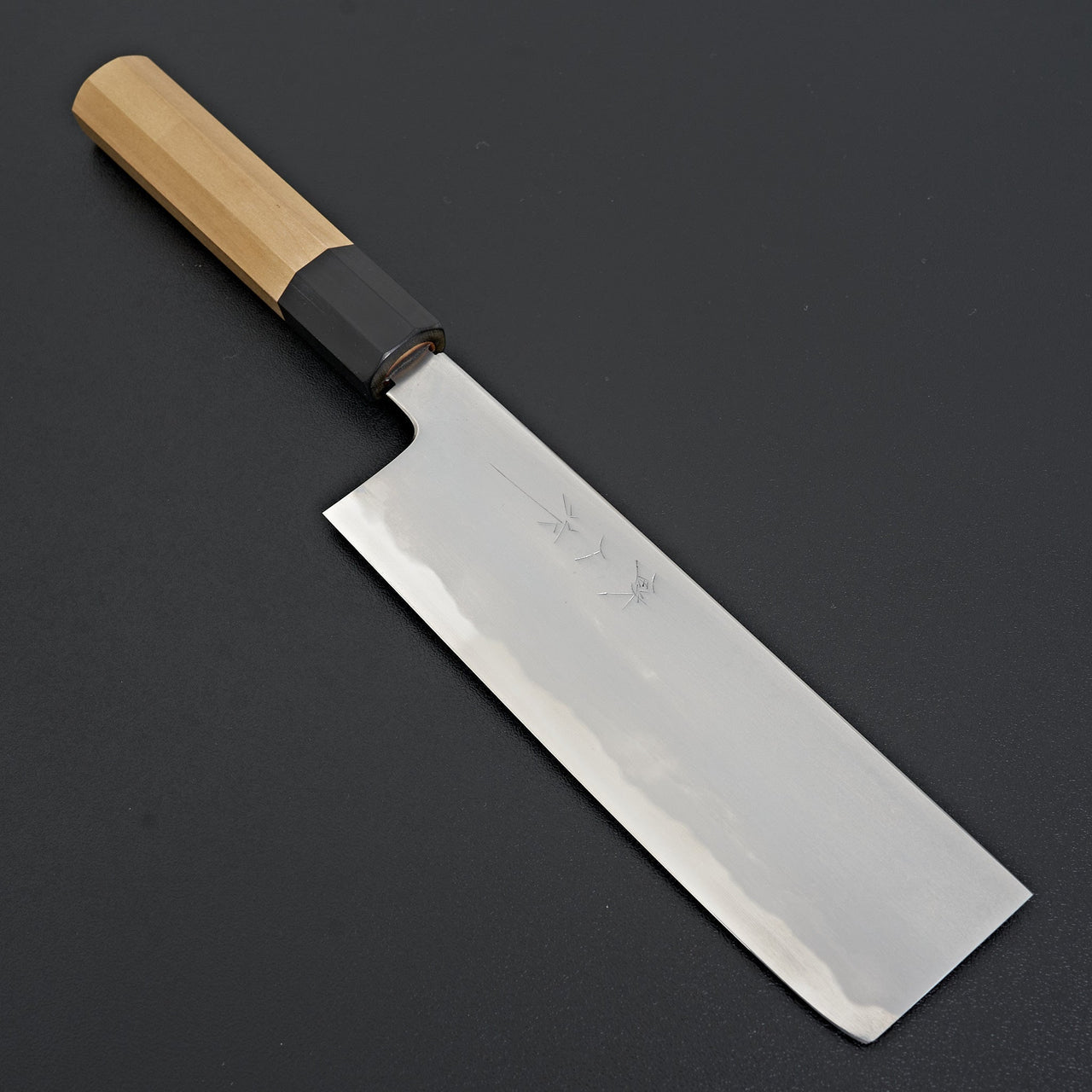 Tetsujin Blue #2 Kasumi Nakiri 180mm Ho Wood Handle-Knife-Hitohira-Carbon Knife Co