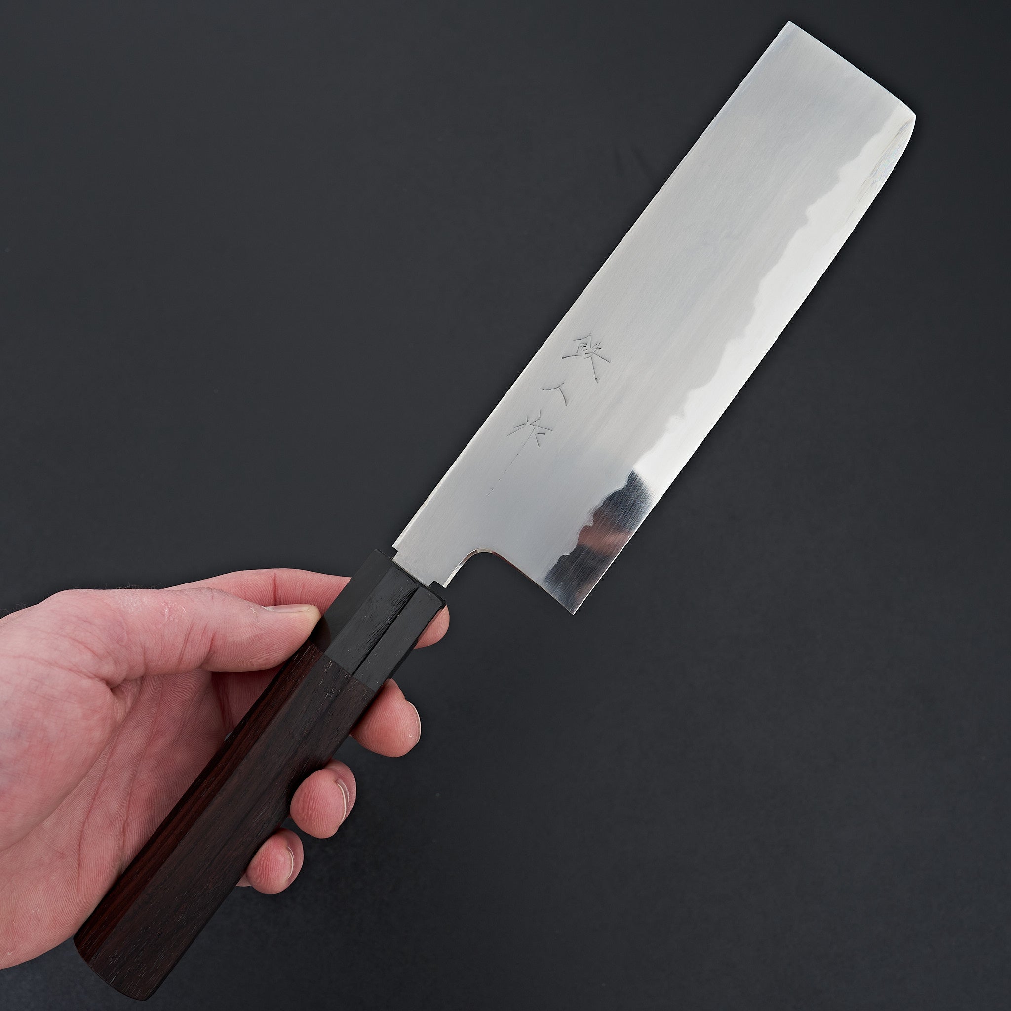 Tetsujin Blue #2 Kasumi Nakiri 180mm Taihei Wood Handle