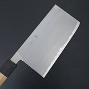 Tetsujin Blue #2 Kasumi Nakiri Ho Wood Handle (Extra Large)-Knife-Hitohira-Carbon Knife Co