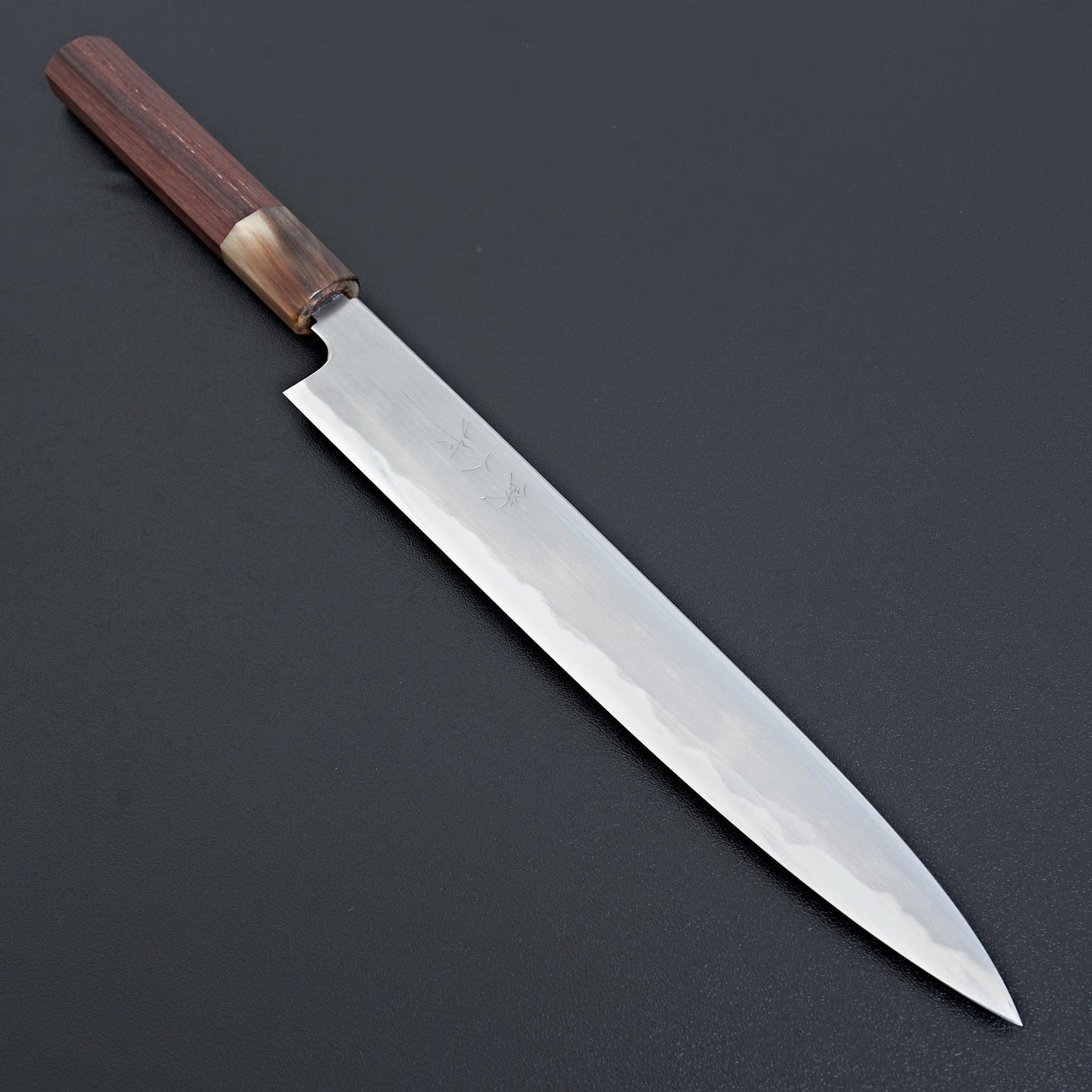 Tetsujin Blue #2 Kasumi Sujihiki 240mm Taihei Wood Handle-Knife-Hitohira-Carbon Knife Co