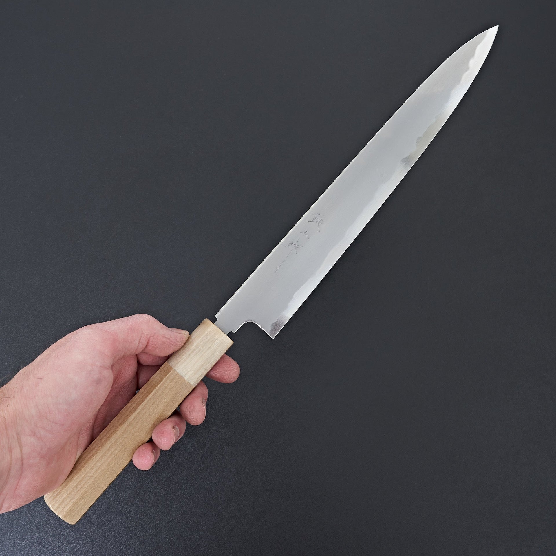 Tetsujin Blue #2 Kasumi Sujihiki 270mm Ho Wood Handle-Knife-Hitohira-Carbon Knife Co