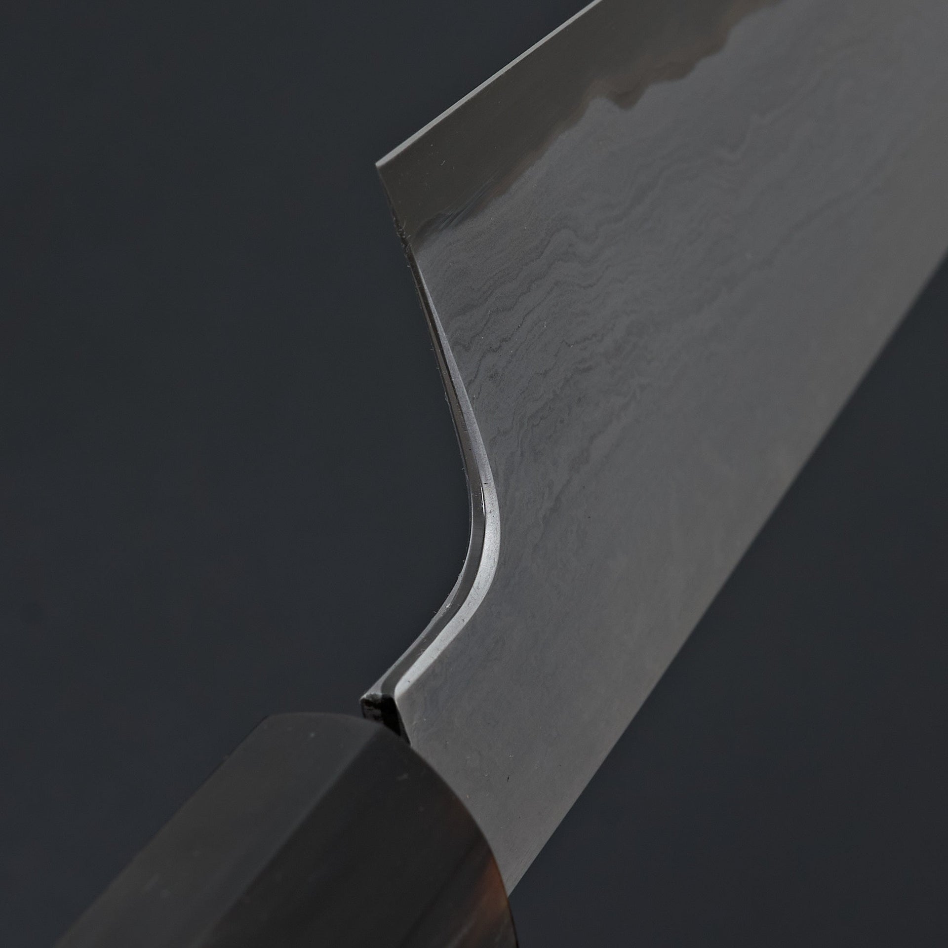 Tetsujin Blue #2 Metal Flow Gyuto 210mm Taihei Rosewood Handle-Knife-Hitohira-Carbon Knife Co