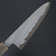 Tetsujin Blue #2 Metal Flow Gyuto 240mm Taihei Makassar Ebony Handle-Knife-Hitohira-Carbon Knife Co