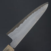 Tetsujin Blue #2 Metal Flow Gyuto 240mm Taihei Makassar Ebony Handle-Knife-Hitohira-Carbon Knife Co