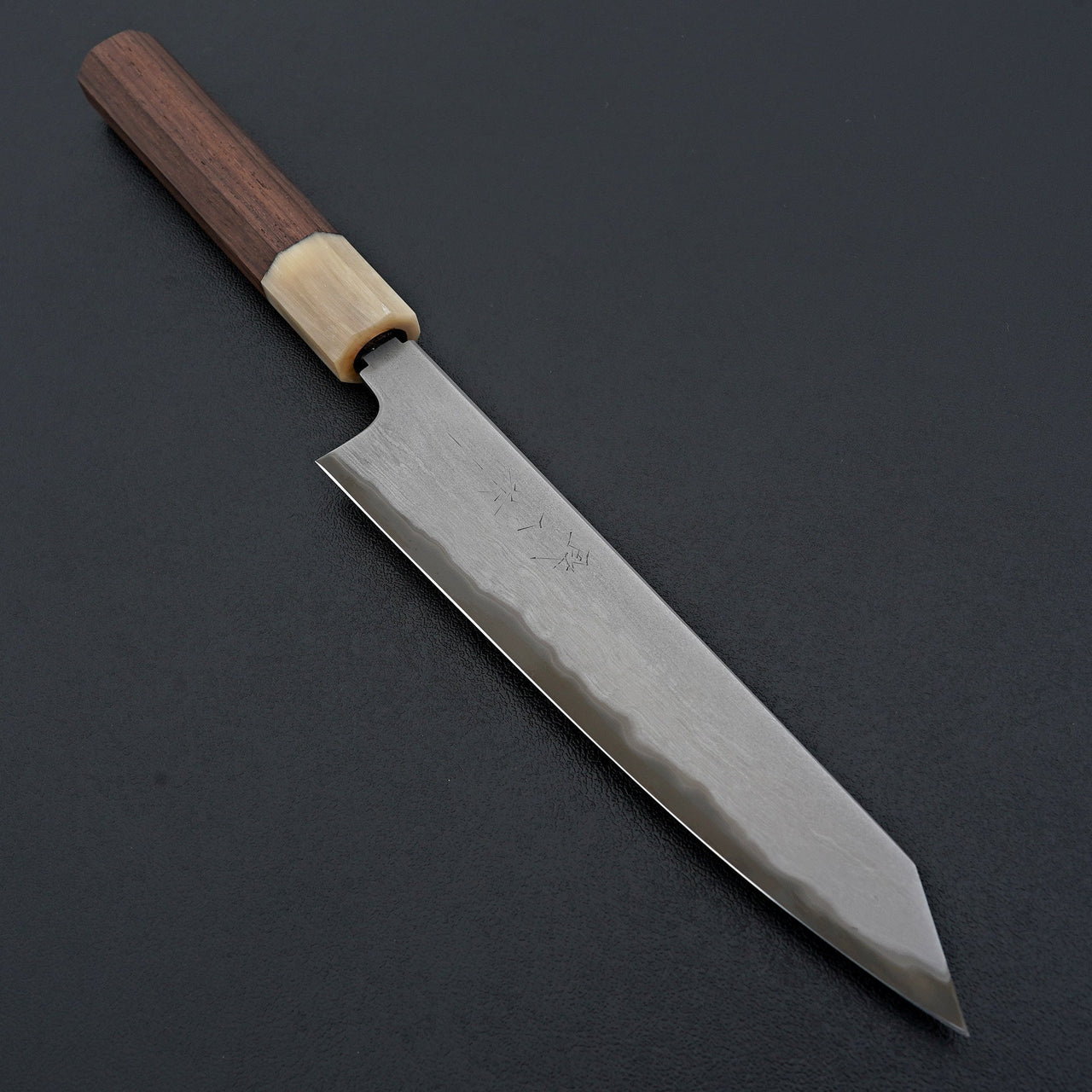 Tetsujin Blue #2 Metal Flow Petty 165mm Taihei Wood Handle-Knife-Hitohira-Carbon Knife Co