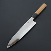 Tetsujin Silver #3 Kasumi Gyuto 210mm Yakusugi Cedar Handle-Knife-Hitohira-Carbon Knife Co