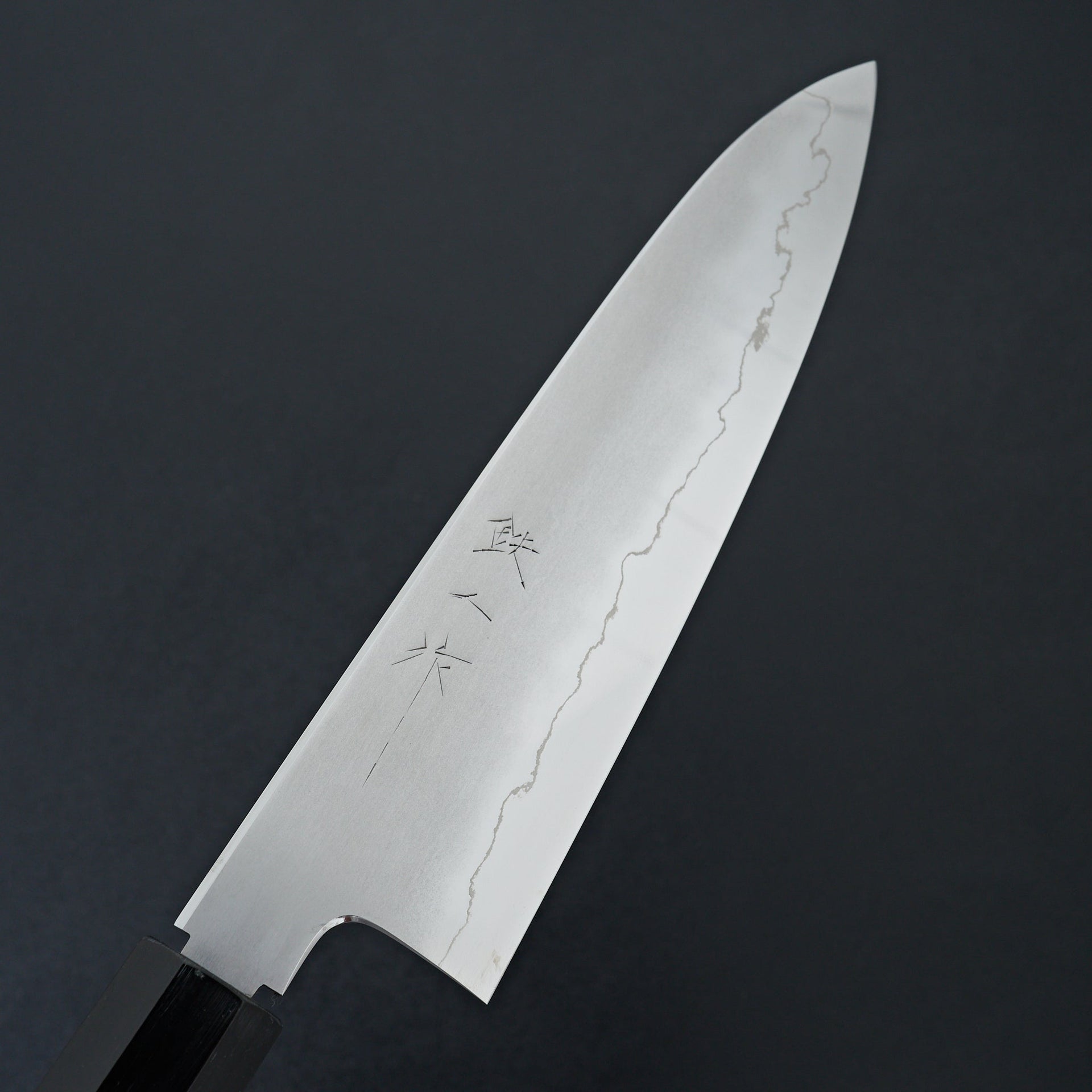 Tetsujin Silver #3 Kasumi Gyuto 210mm Yakusugi Cedar Handle-Knife-Hitohira-Carbon Knife Co