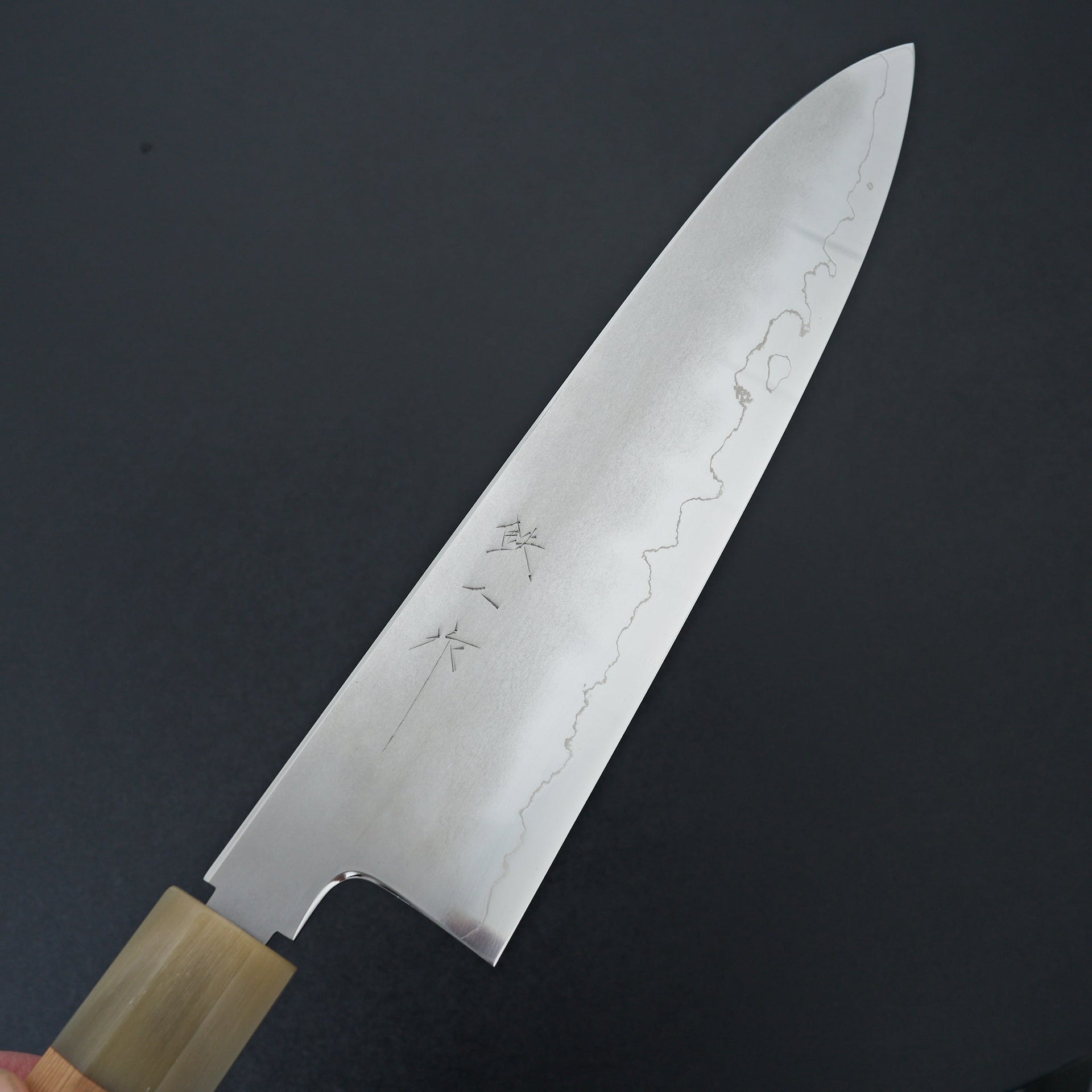 Tetsujin Silver #3 Kasumi Gyuto 240mm Yakusugi Cedar Handle-Knife-Hitohira-Carbon Knife Co