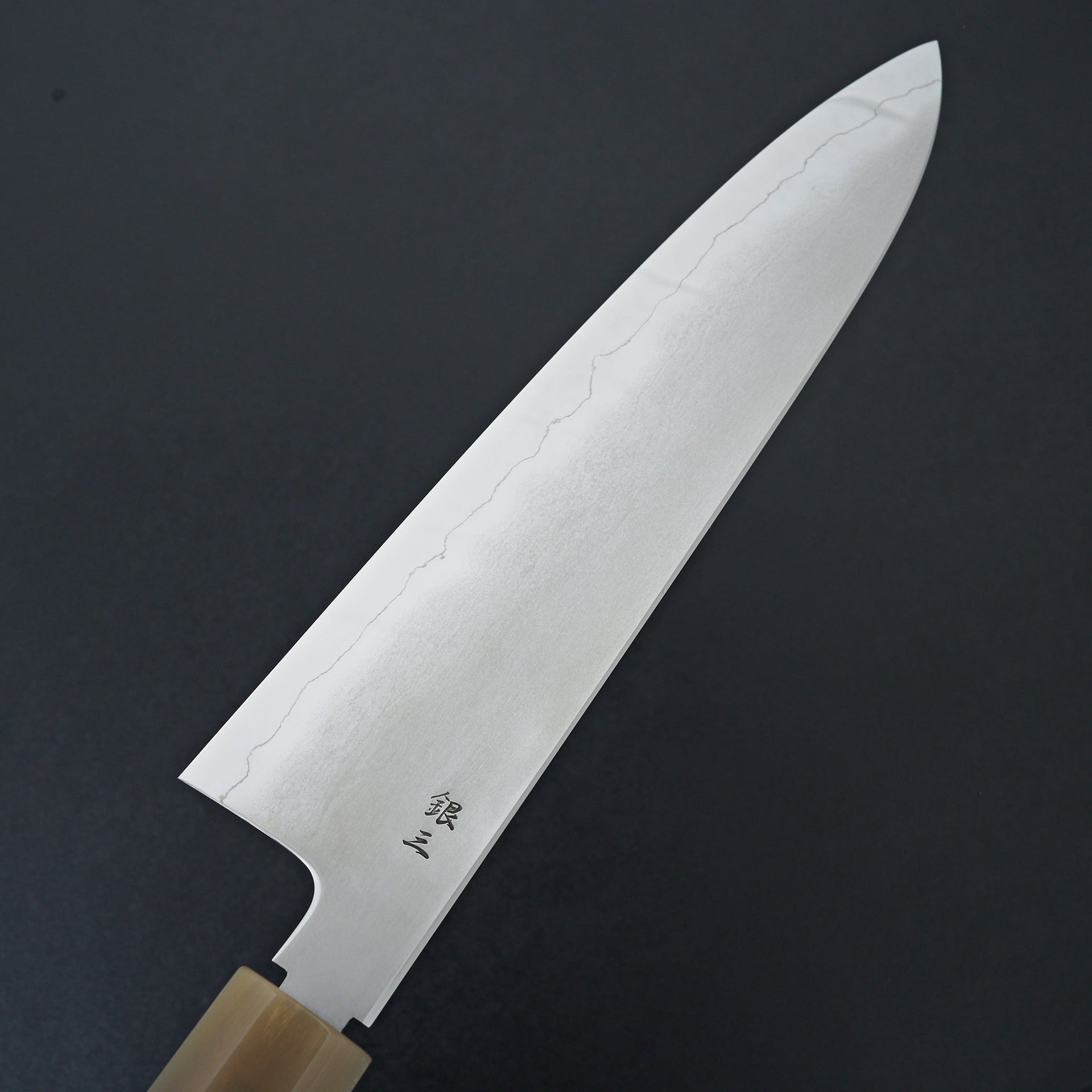 Tetsujin Silver #3 Kasumi Gyuto 240mm Yakusugi Cedar Handle-Knife-Hitohira-Carbon Knife Co